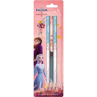 Lápis Preto Disney Frozen Tris - BT 3 UN