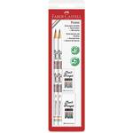 Kit Coleção Poster EcoLápis Grafite + Apontador + Borracha, Branco, Faber-Castell - BT 1 UN