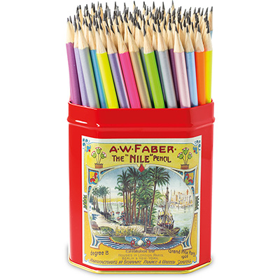 Lápis Preto n.2 Lata Mix, 1205, Faber-Castell - LT 160 UN Lápis Preto n.2 Lata Mix, 1205, Faber-Castell - LT 160 UN