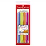 Caneta Fine Pen Colors 0.4mm Faber-Castell BT 4 UN