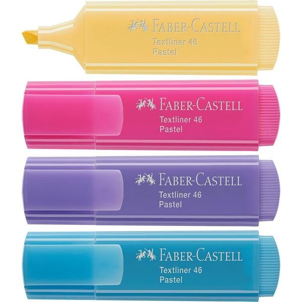 Marca Texto Textliner Pastel 46 Faber-Castell CX 4 UN