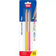 Lápis marca texto fluorescente, 2 cores, 624815, Tris - BT 2 UN