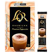 Cappuccino instantâneo, Baunilha, L´OR - CX 8 UN