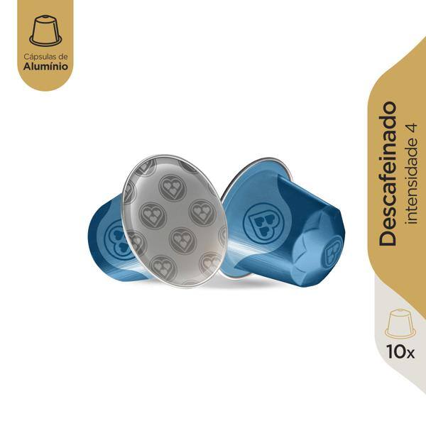 Cápsula de café Compatível com Nespresso, Descafeinado, Três Corações - CX 10 UN