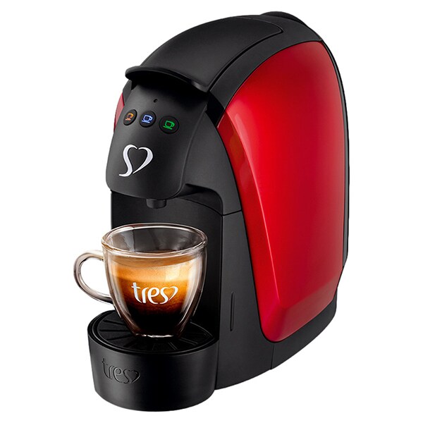 Cafeteira Luna para Expresso e Multibebidas, 220v, Vermelha, 20911388, Três Corações - CX 1 UN