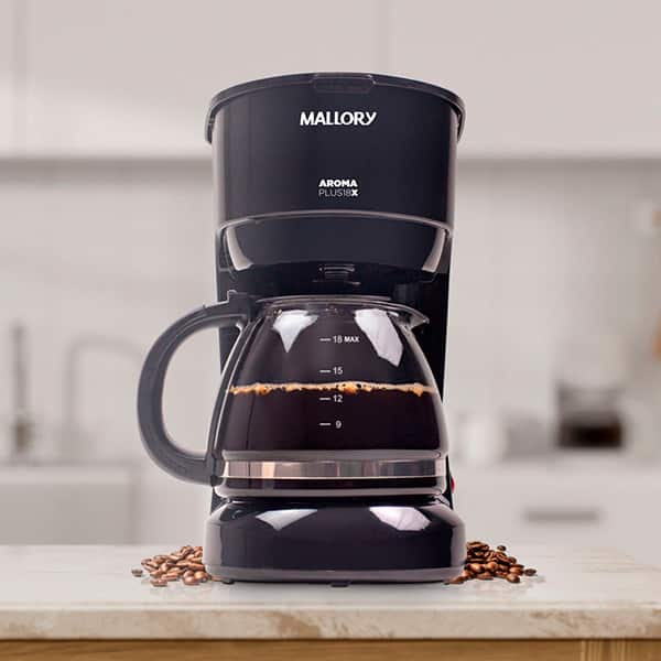 Cafeteira elétrica Aroma Plus 18x, 127V, Capacidade 750 ml, B92000691, Mallory - CX 1 UN
