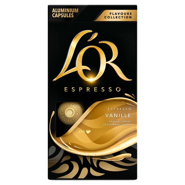 Cápsula de café Lór, Baunilha, Compatível com Cafeteira Nespresso - CX 10 UN