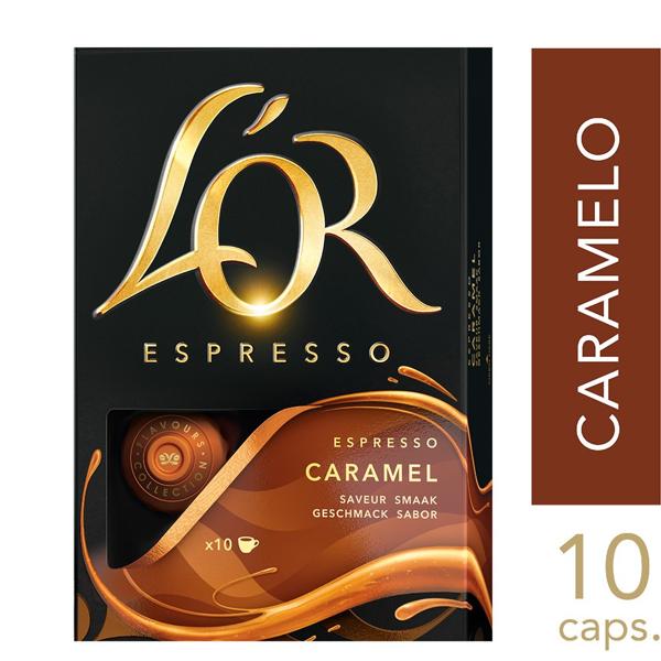 Cápsula de café Lór, Caramelo, Compatível com Cafeteira Nespresso - CX 10 UN