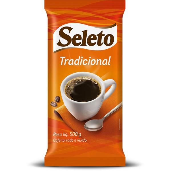 Café torrado e moído, Tradicional, 500g, 70020001, Seleto - PT 1 UN