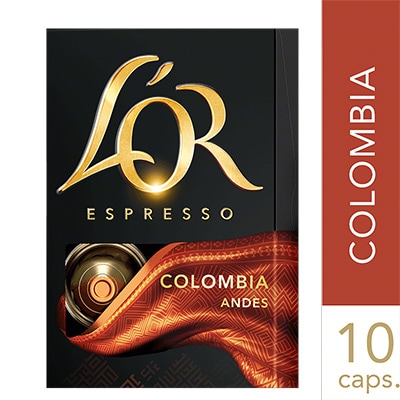 Cápsula de café Lór, Colombia, Compatível com Cafeteira Nespresso - CX 10 UN