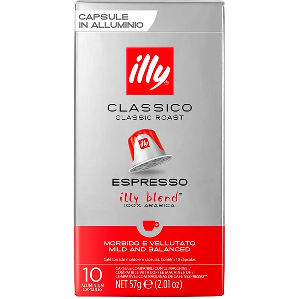 Cápsula de Café para Nespresso Illy, Sabor Clássico - CX 10 UN