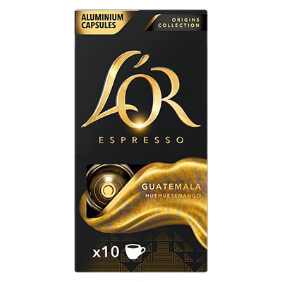 Cápsula de café Lór, Guatemala, Compatível com Cafeteira Nespresso - CX 10 UN