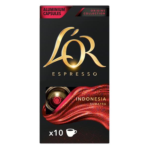 Cápsula de café Lór, Indonésia, Compatível com Cafeteira Nespresso - CX 10 UN