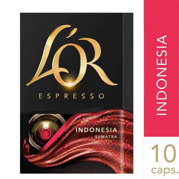 Cápsula de café Lór, Indonésia, Compatível com Cafeteira Nespresso - CX 10 UN