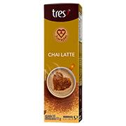 Cápsula de Chá Chai Latte, Compatível com Cafeteira Tres, 3 corações - CX 10 UN