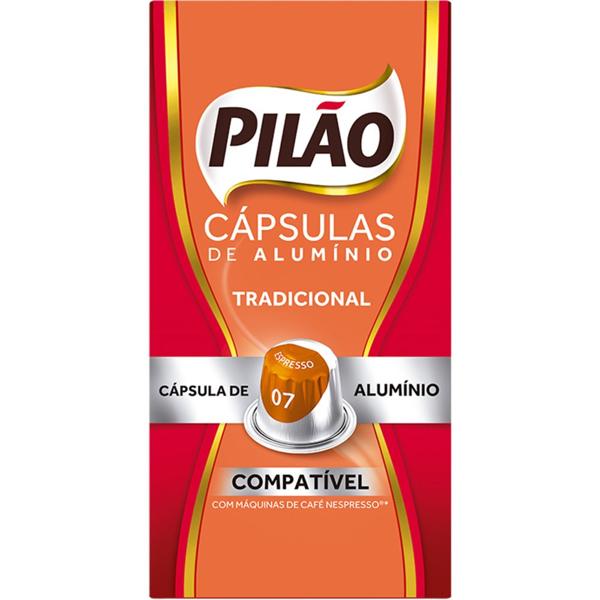 Café Pilão Cápsula Tradicional, Compatível com Cafeteira Nespresso - CX 10 UN