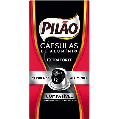 Café Pilão Cápsula Extraforte , Compatível com Cafeteira Nespresso - CX 10 UN