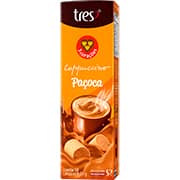 Cápsula de Cappuccino paçoca lovers, Compatível com Cafeteira Tres, 3 corações - CX 10 UN Cápsula de Cappuccino paçoca lovers, Compatível com Cafeteira Tres, 3 corações - CX 10 UN