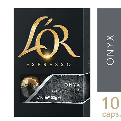 Cápsula de café Lór, Onyx, Compatível com Cafeteira Nespresso - CX 10 UN