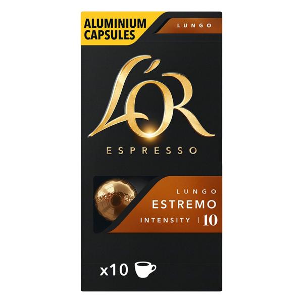 Cápsula de café Lór, Estremo, Compatível com Cafeteira Nespresso - CX 10 UN