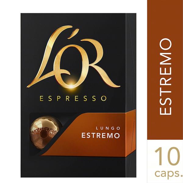 Cápsula de café Lór, Estremo, Compatível com Cafeteira Nespresso - CX 10 UN