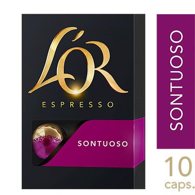 Café LOR Cápsula Sontuoso, Compatível com Cafeteira Nespresso - CX 10 UN