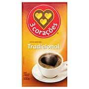 Café Torrado e Moído 3 Corações 500g, Tradicional, Três Corações - PT 1 UN Café Torrado e Moído 3 Corações 500g, Tradicional, Três Corações - PT 1 UN