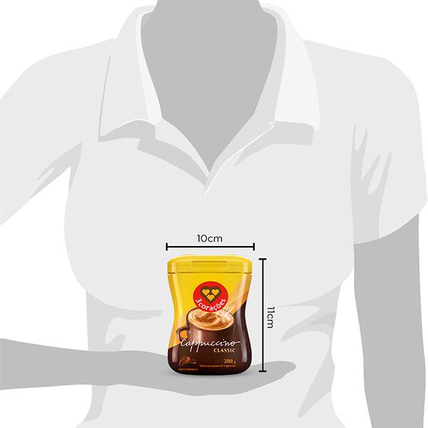 Cappuccino classic 200g 12034096 Três Corações PT 1 UN