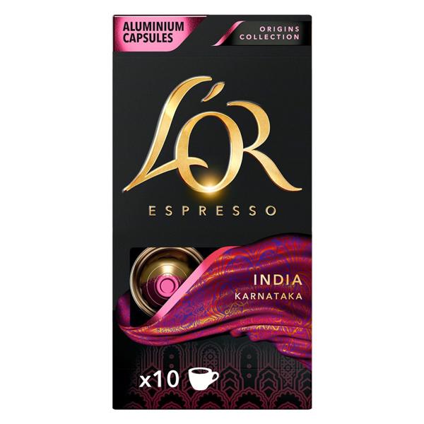 Cápsula de café Lór, Ìndia, Compatível com Cafeteira Nespresso - CX 10 UN