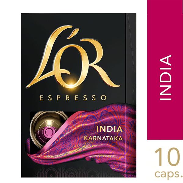 Cápsula de café Lór, Ìndia, Compatível com Cafeteira Nespresso - CX 10 UN