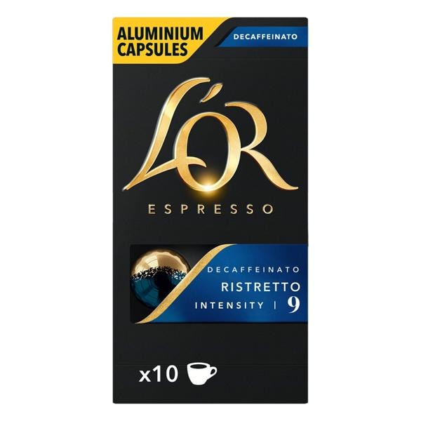 Cápsula de café Lór, Descafeinatto, Compatível com Cafeteira Nespresso - CX 10 UN