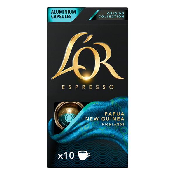 Cápsula de café Lór, Papua-Nova Guiné, Compatível com Cafeteira Nespresso - CX 10 UN