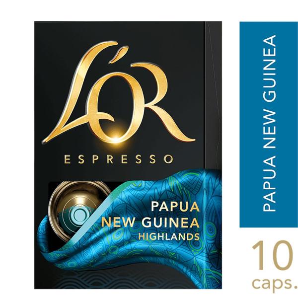 Cápsula de café Lór, Papua-Nova Guiné, Compatível com Cafeteira Nespresso - CX 10 UN