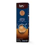 Cápsula de Café Espresso Descafeinado, Compatível com Cafeteira Tres, 3 corações - CX 10 UN Cápsula de Café Espresso Descafeinado, Compatível com Cafeteira Tres, 3 corações - CX 10 UN