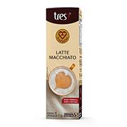 Cápsula de Latte Macchiato, Compatível com Cafeteira Tres, 3 corações - CX 10 UN Cápsula de Latte Macchiato, Compatível com Cafeteira Tres, 3 corações - CX 10 UN
