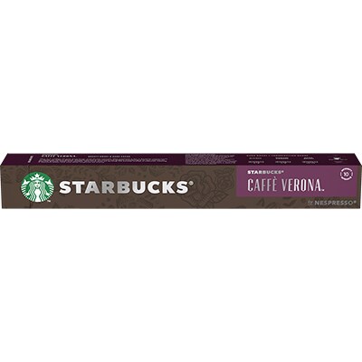 Cápsula de café Starbucks Verona, Compatível com Cafeteira Nespresso, Starbucks - CX 10 UN