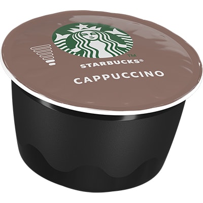 Cápsula de café Starbucks Cappuccino, Compatível com Cafeteira Dolce Gusto, Starbucks - CX 12 UN