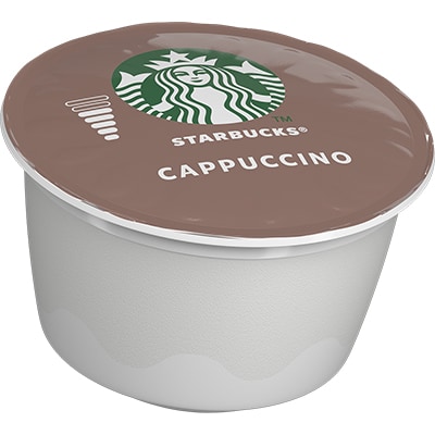 Cápsula de café Starbucks Cappuccino, Compatível com Cafeteira Dolce Gusto, Starbucks - CX 12 UN