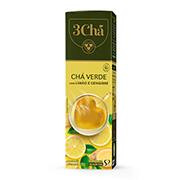 Cápsula de chá, Chá verde com limão e gengibre, Compatível com Cafeteira Tres, 3 corações - CX 10 UN Cápsula de chá, Chá verde com limão e gengibre, Compatível com Cafeteira Tres, 3 corações - CX 10 UN