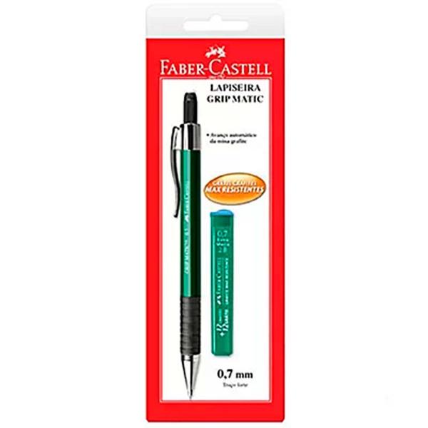 Lapiseira Grip Matic Cores Sortidas 0.7mm + 1 Tubo de Grafite Faber-Castell - BT 1 UN Lapiseira Grip Matic Cores Sortidas 0.7mm + 1 Tubo de Grafite Faber-Castell - BT 1 UN