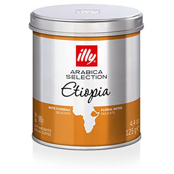 Café moído Arábica Selection, Etiópia, 125g, 7177, Illy - LT 1 UN