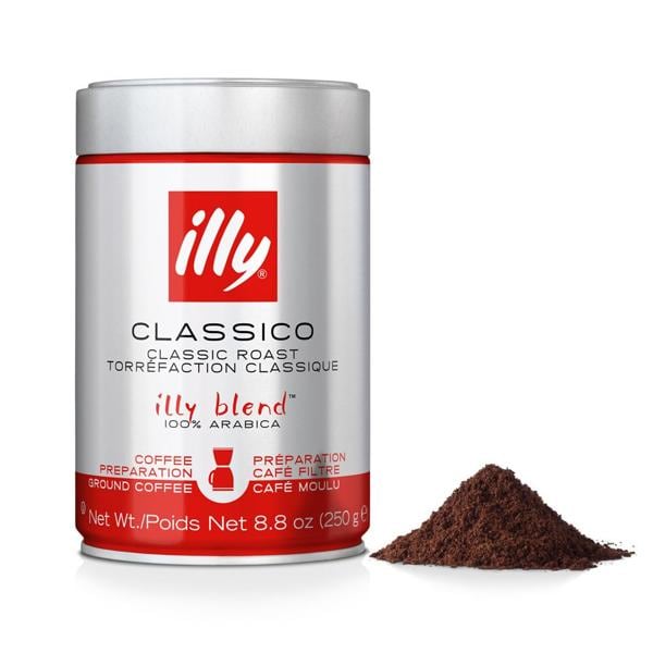 Café moído filter Clássico, 250g, 8868, Illy - LT 1 UN