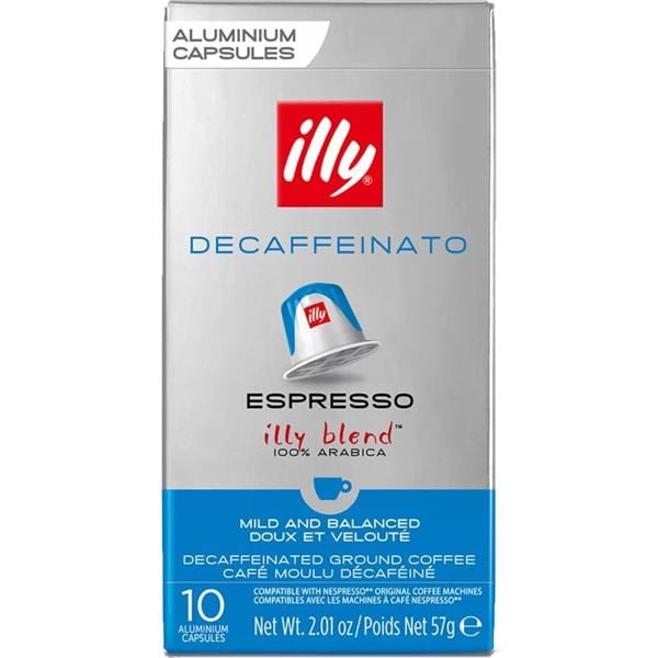 Cápsula de Café para Nespresso Illy, Espresso Descafeinado - CX 1 UN