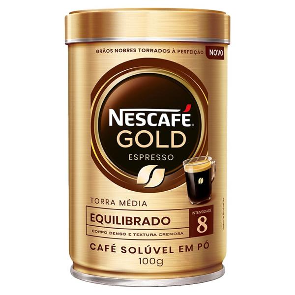 Café Espresso Nescafé Gold, 100g, 12535237, Nestle Brasil - LT 1 UN