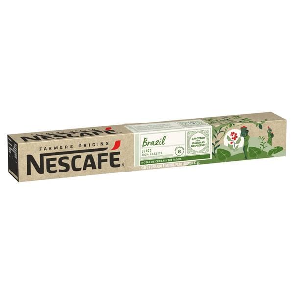 Cápsula de café Brasil, Compatível com Cafeteira Nespresso, 52g, Nestlé - CX 10 UN