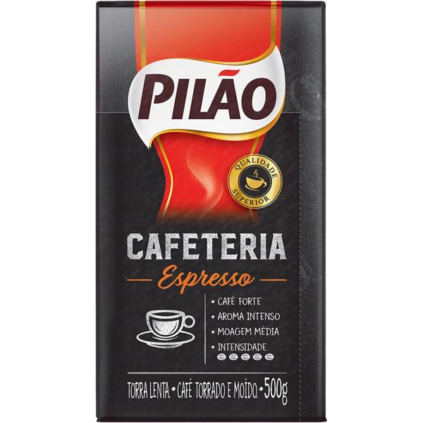 Café torrado e moído, Cafeteria, Expresso, 500g, Pilão - PT 1 UN