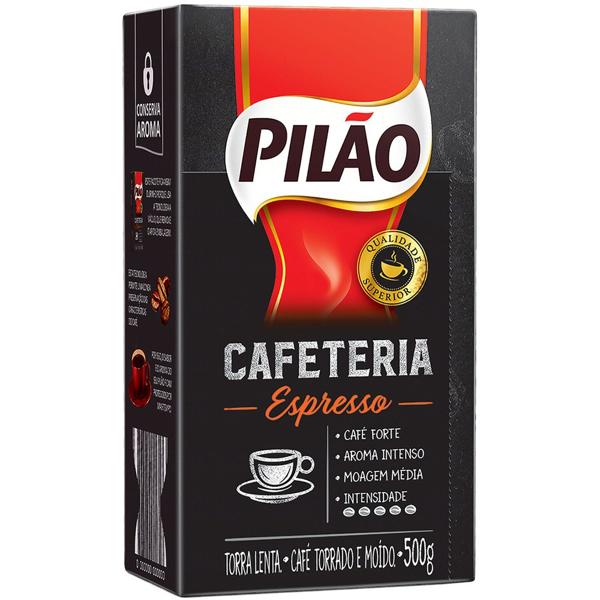 Café torrado e moído, Cafeteria, Expresso, 500g, Pilão - PT 1 UN