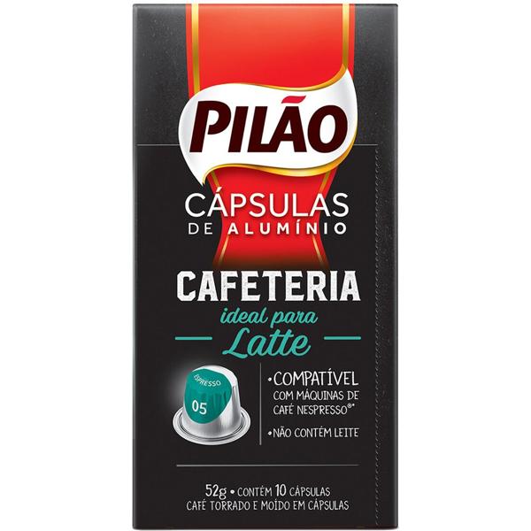 Cápsulas de Café, Cafeteria ideal para Latte, Compatível com Cafeteira Nespresso CX 10 UN