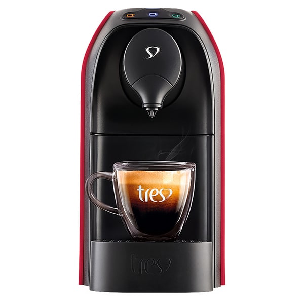 Cafeteira Passione para Espresso e Multibebidas, 220v, Vermelha, 20039018, Três Corações - CX 1 UN