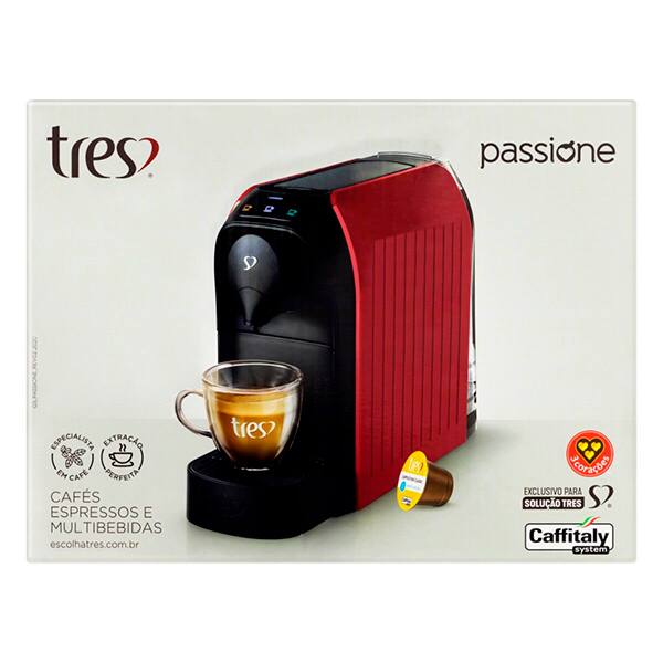 Cafeteira espresso e multibebidas vm 127v 20039017 Tres Corações CX 1 UN